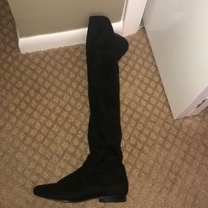 Black over the knee boots
